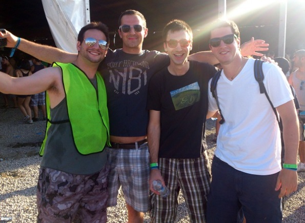 Veld 2012 Day 2 with the boys outside the tent